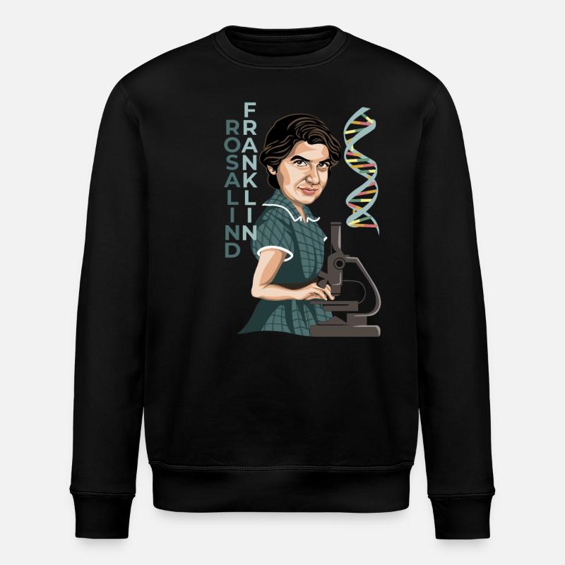 Rosalind Franklin - Stanley/Stella ROLLER Unisex Organic Sweatshirt - black