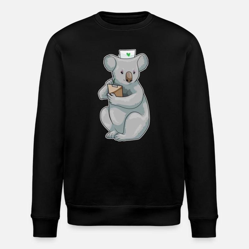 Bloc-notes Koala Nurse - Sweat bio ROLLER Stanley/Stella Unisexe - noir