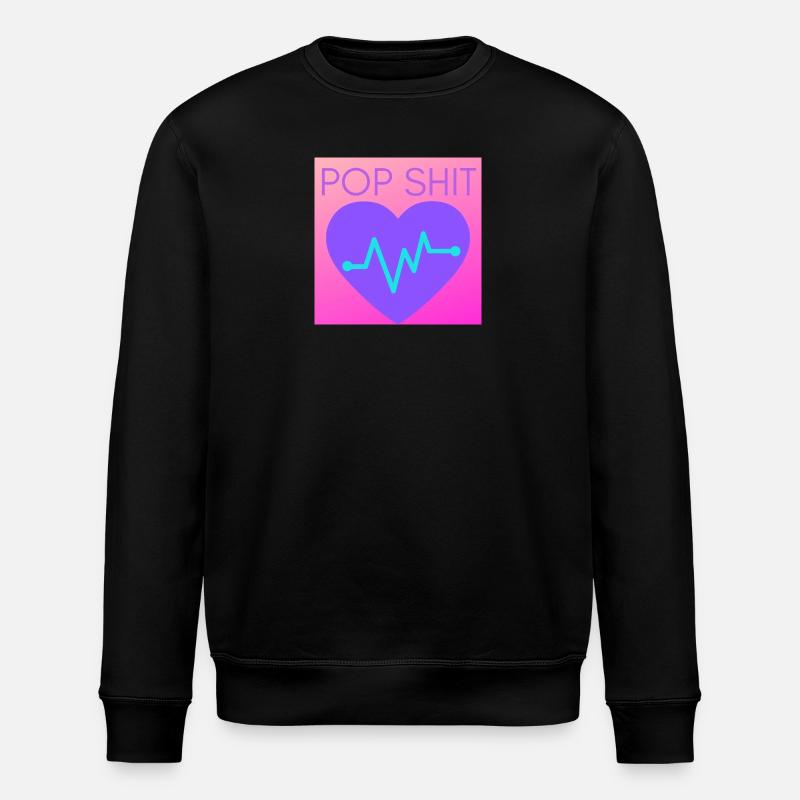POPSHIT  - Stanley/Stella Unisex Bio-Sweatshirt ROLLER - Schwarz