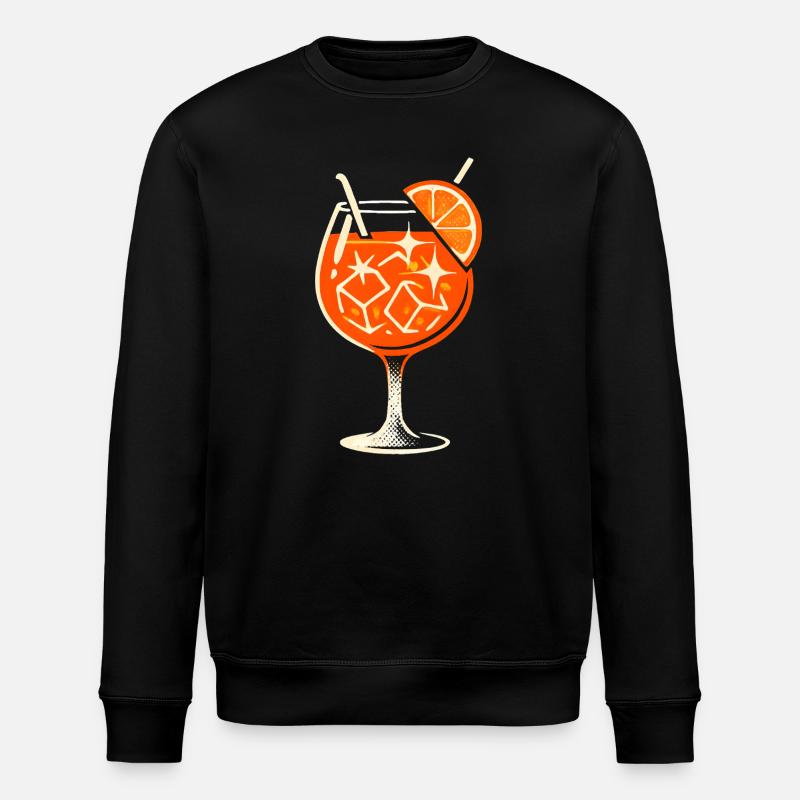 Party Spritz Glas Geschenkidee - Stanley/Stella Unisex Bio-Sweatshirt ROLLER - Schwarz