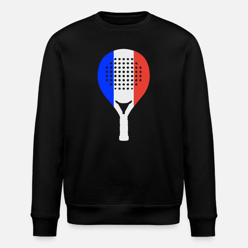 Padel-Frankreich - Stanley/Stella Unisex Bio-Sweatshirt ROLLER - Schwarz