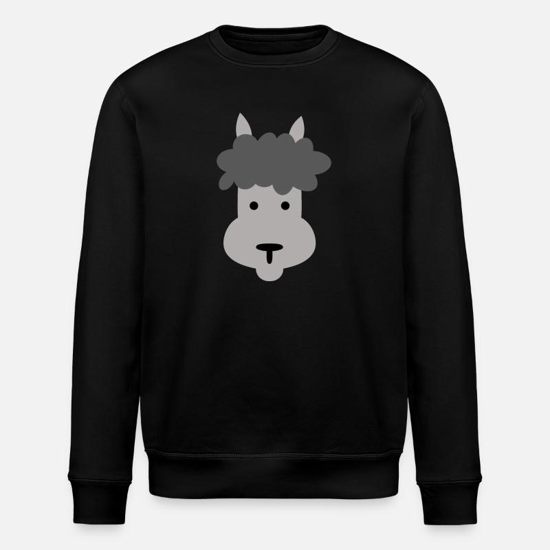 Lama - Stanley/Stella Unisex Bio-Sweatshirt ROLLER - Schwarz
