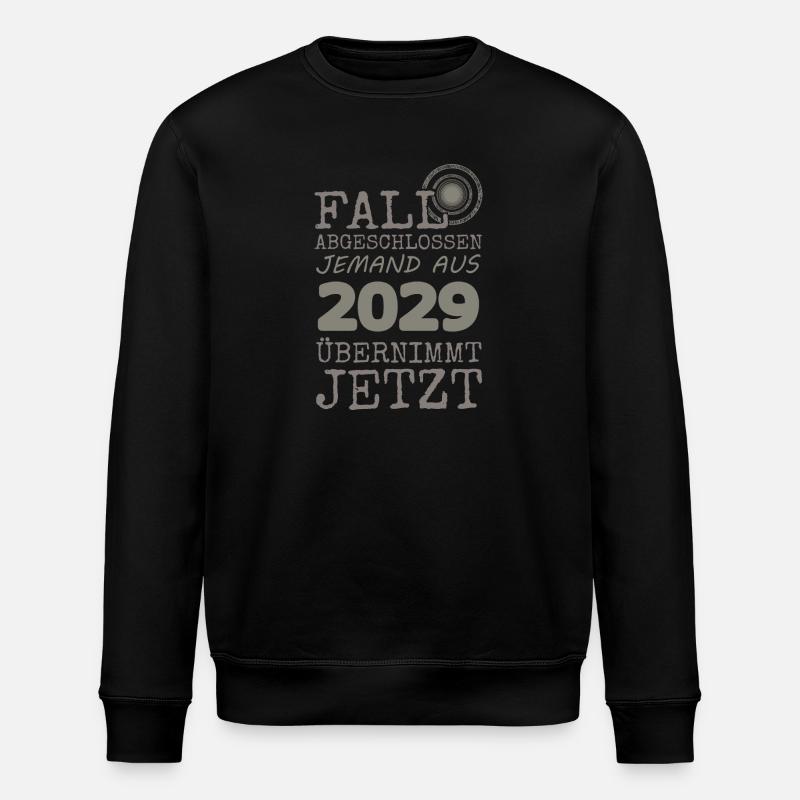abgeschlossen 2029 - Stanley/Stella Unisex Bio-Sweatshirt ROLLER - Schwarz