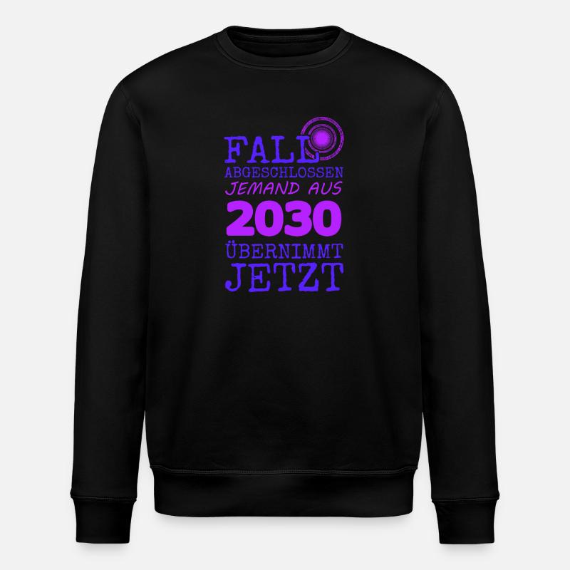 abgeschlossen 2030 - Stanley/Stella Unisex Bio-Sweatshirt ROLLER - Schwarz