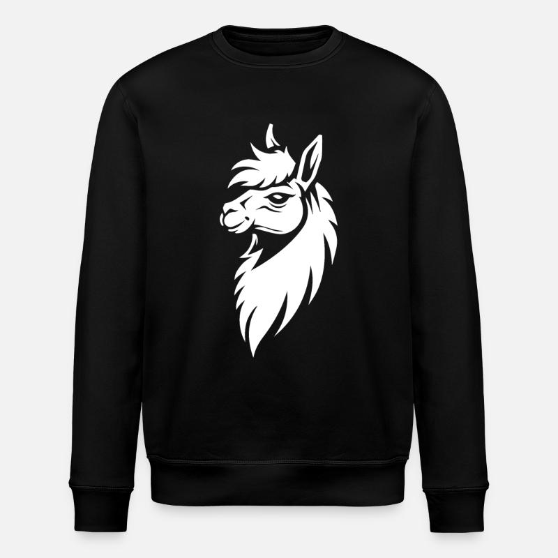 Lama - Stanley/Stella ROLLER Unisex Organic Sweatshirt - black