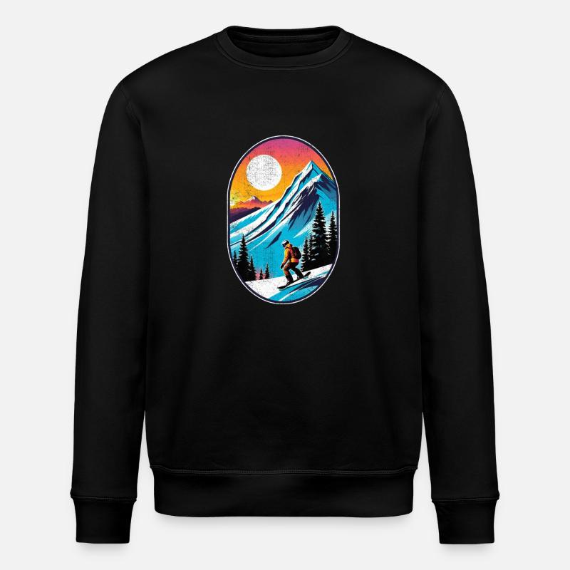 snowboard neige et ski - Sweat bio ROLLER Stanley/Stella Unisexe - noir