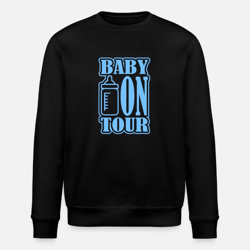 Baby on Tour - Stanley/Stella Unisex Bio-Sweatshirt ROLLER - Schwarz