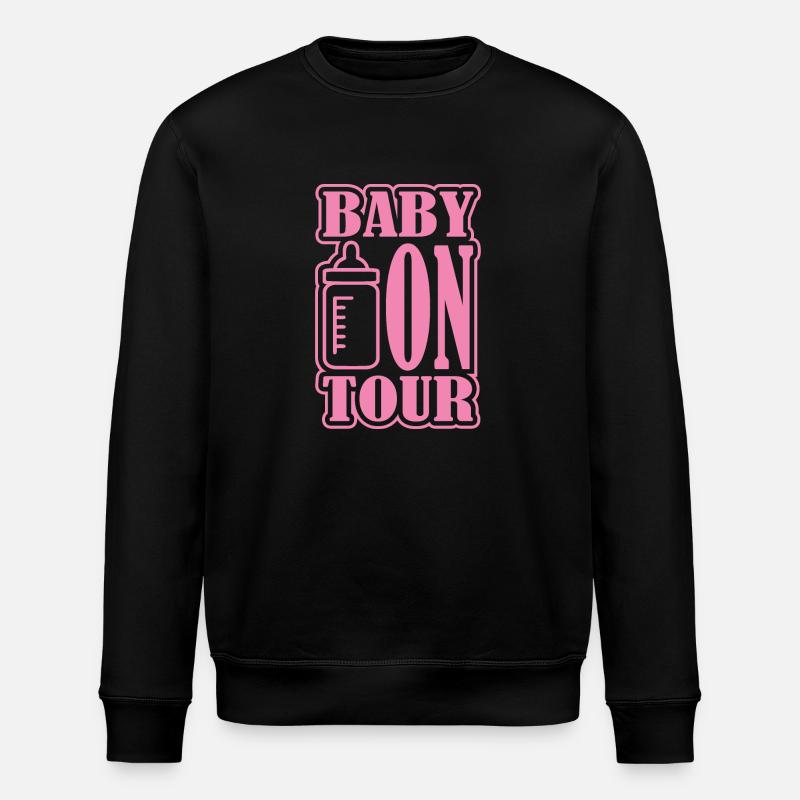 Baby on Tour - Stanley/Stella Unisex Bio-Sweatshirt ROLLER - Schwarz