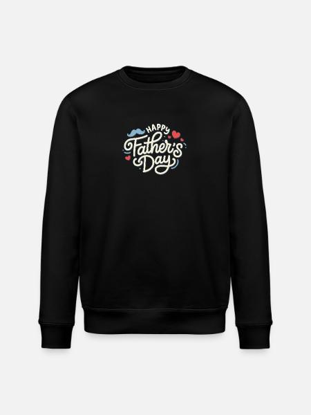 Fathers day - Stanley/Stella ROLLER Unisex Organic Sweatshirt - black