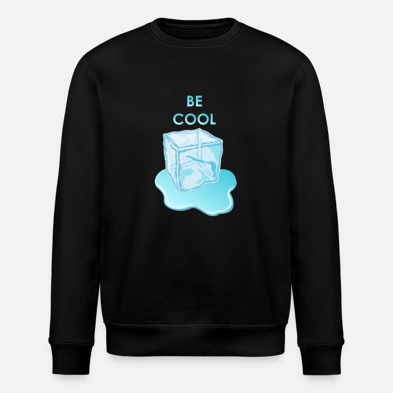Be Cool IceCube - Stanley/Stella ROLLER Unisex Organic Sweatshirt - black