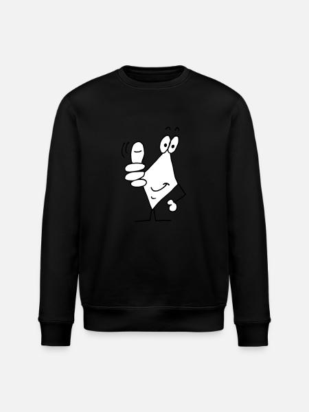 thumbs up - Stanley/Stella ROLLER Unisex Organic Sweatshirt - black
