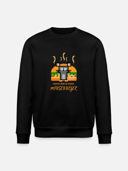 Mouseburger - Stanley/Stella ROLLER Unisex Organic Sweatshirt - black