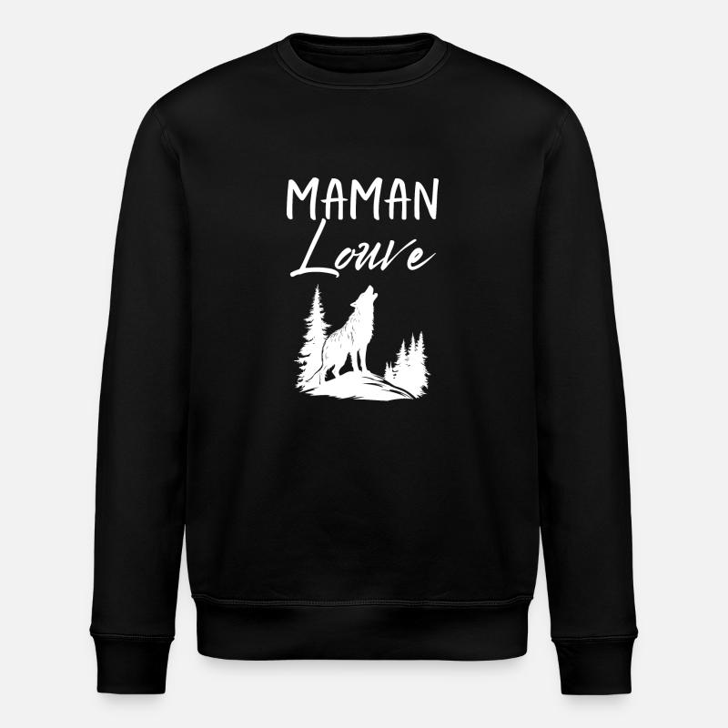 Maman Louve 5 - Sweat bio ROLLER Stanley/Stella Unisexe - noir