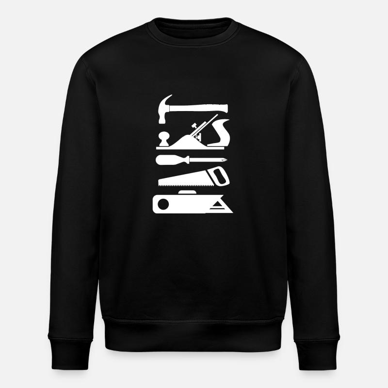 Outils menuiserie Menuisier - Sweat bio ROLLER Stanley/Stella Unisexe - noir