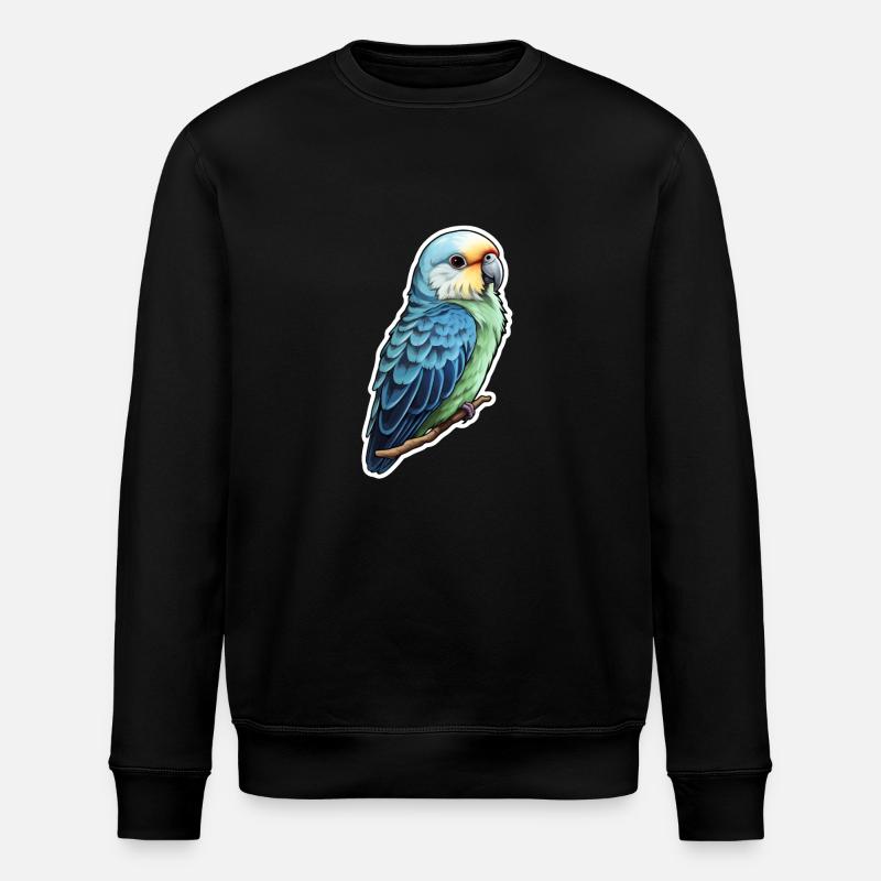 Perruche - Sweat bio ROLLER Stanley/Stella Unisexe - noir