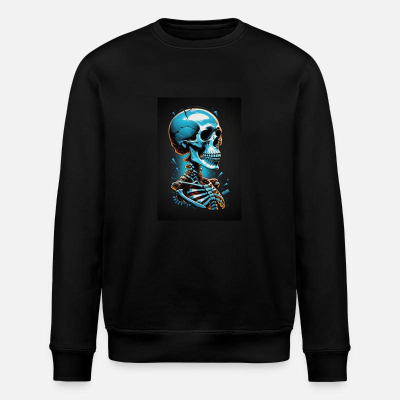 Squelette Glacial - Sweat bio ROLLER Stanley/Stella Unisexe - noir