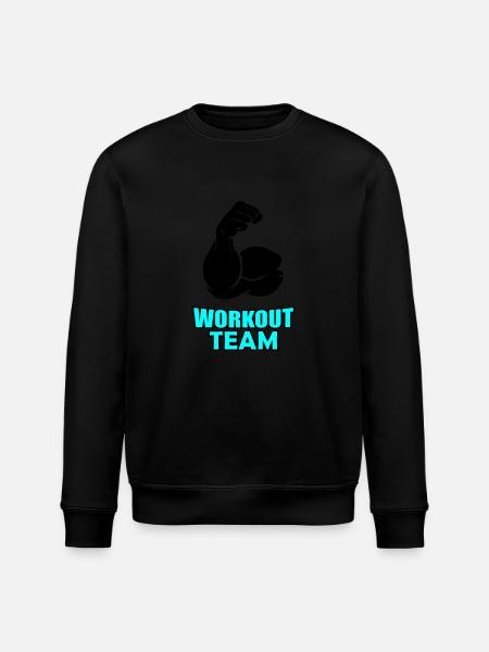 Workout Team 02 - Stanley/Stella ROLLER Unisex Organic Sweatshirt - black