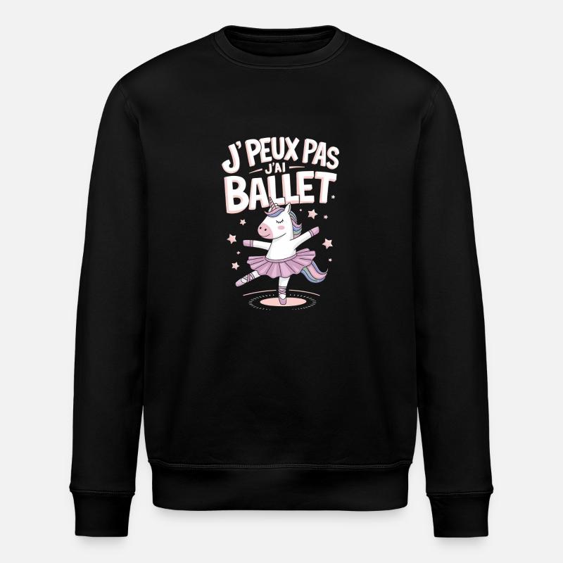 J'peux pas j'ai ballet - Sweat bio ROLLER Stanley/Stella Unisexe - noir