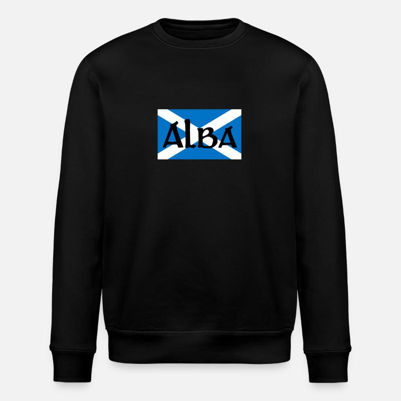 Alba - Scotland - Stanley/Stella Unisex Bio-Sweatshirt ROLLER - Schwarz