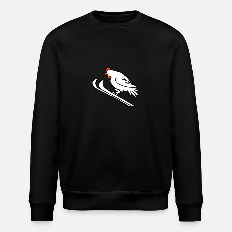 Ski-hen - Stanley/Stella ROLLER Unisex Organic Sweatshirt - black
