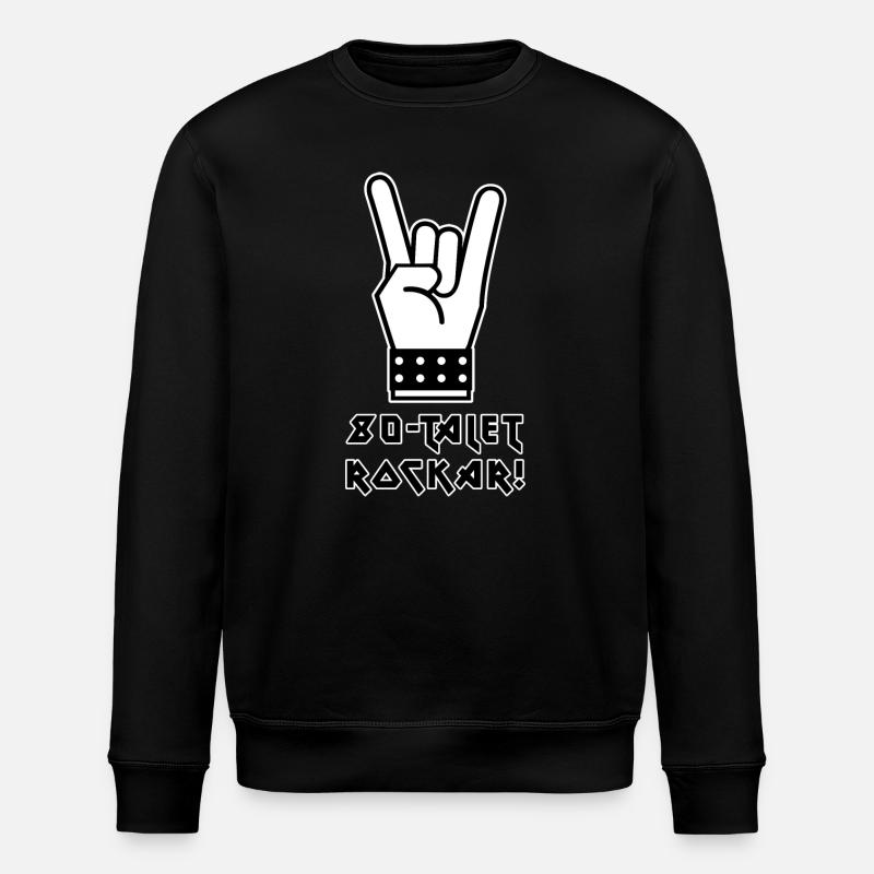 Roches des années 80 - Sweat bio ROLLER Stanley/Stella Unisexe - noir