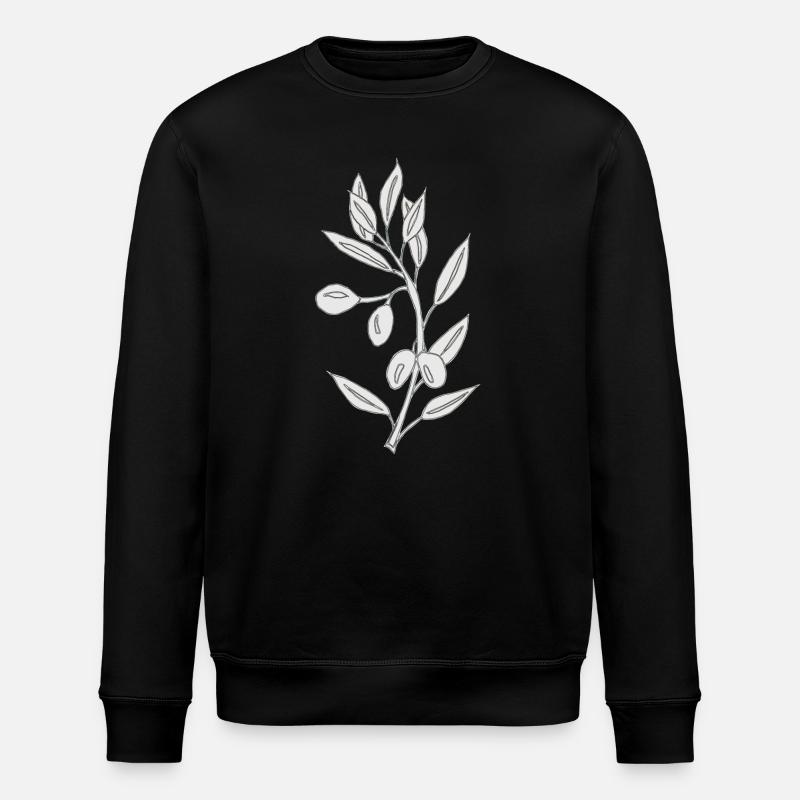 olive grau - Stanley/Stella Unisex Bio-Sweatshirt ROLLER - Schwarz