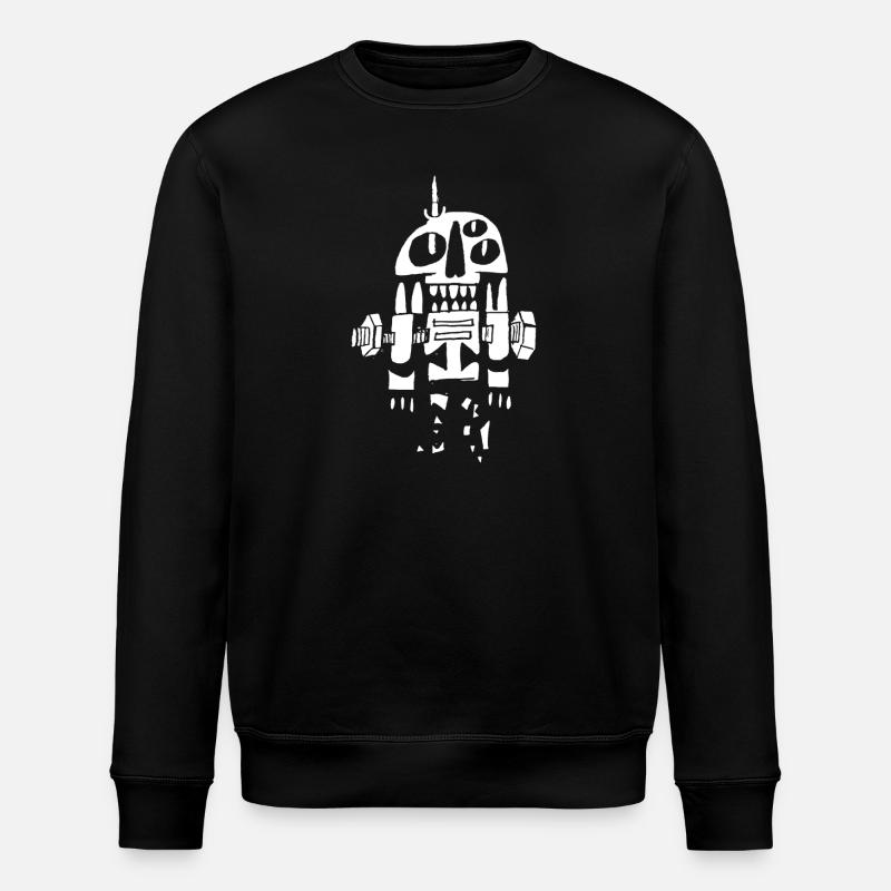skeleton - Stanley/Stella ROLLER Unisex Organic Sweatshirt - black