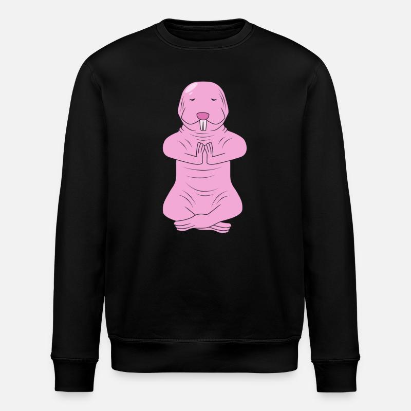 Chiot de sable - Sweat bio ROLLER Stanley/Stella Unisexe - noir