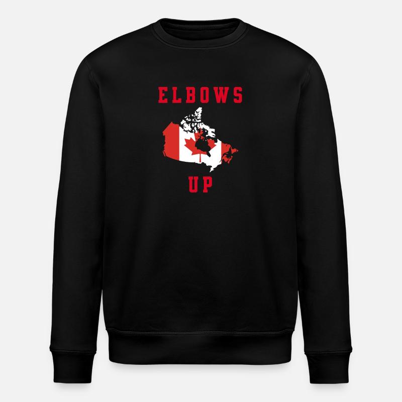 Elbows up - Stanley/Stella ROLLER Unisex Organic Sweatshirt - black