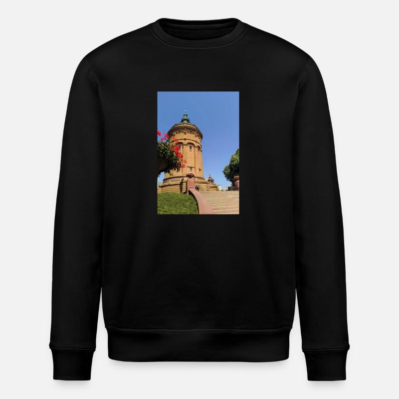 WASSERTURM MANNHEIM - Stanley/Stella Unisex Bio-Sweatshirt ROLLER - Schwarz