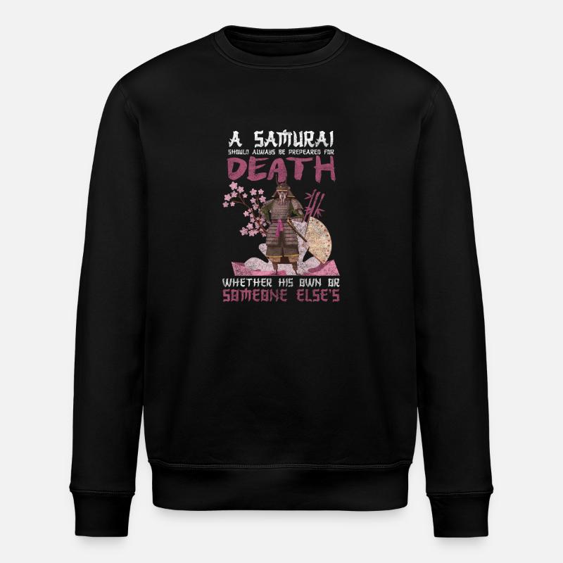Samurai Aikido Ronin - Stanley/Stella Unisex Bio-Sweatshirt ROLLER - Schwarz