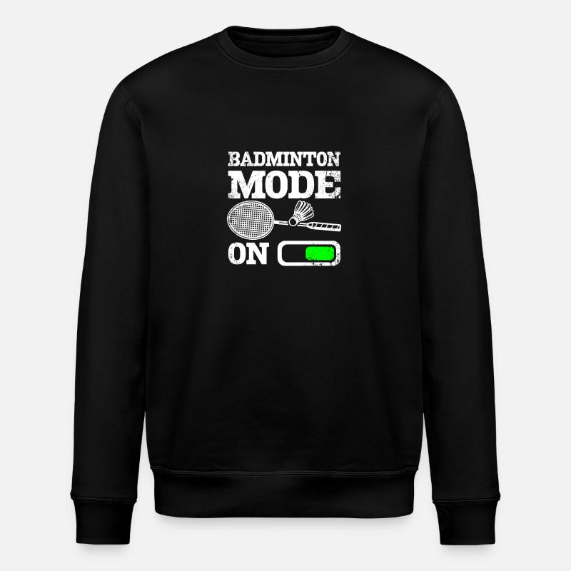 Mode Badminton sportif activé - Sweat bio ROLLER Stanley/Stella Unisexe - noir