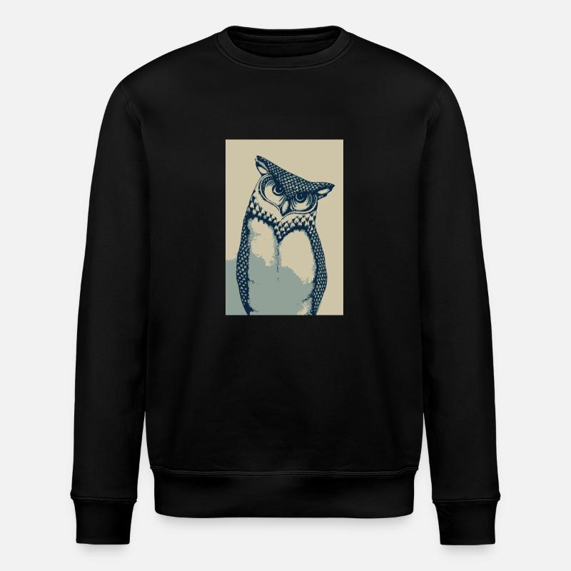 chouette - Sweat bio ROLLER Stanley/Stella Unisexe - noir