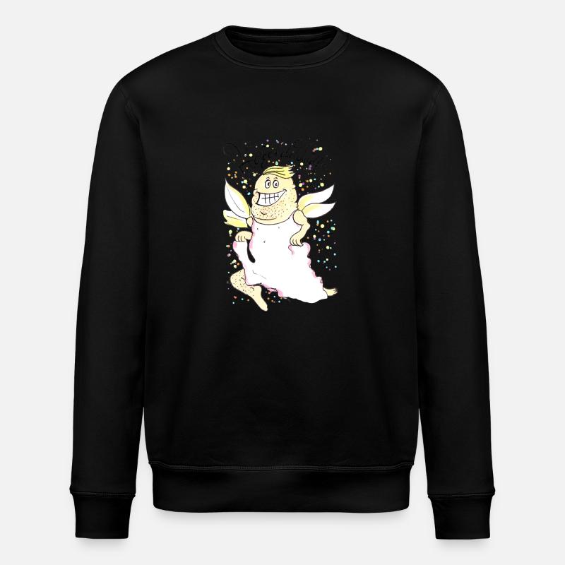 Holger die Faldfee - Stanley/Stella Unisex Bio-Sweatshirt ROLLER - Schwarz