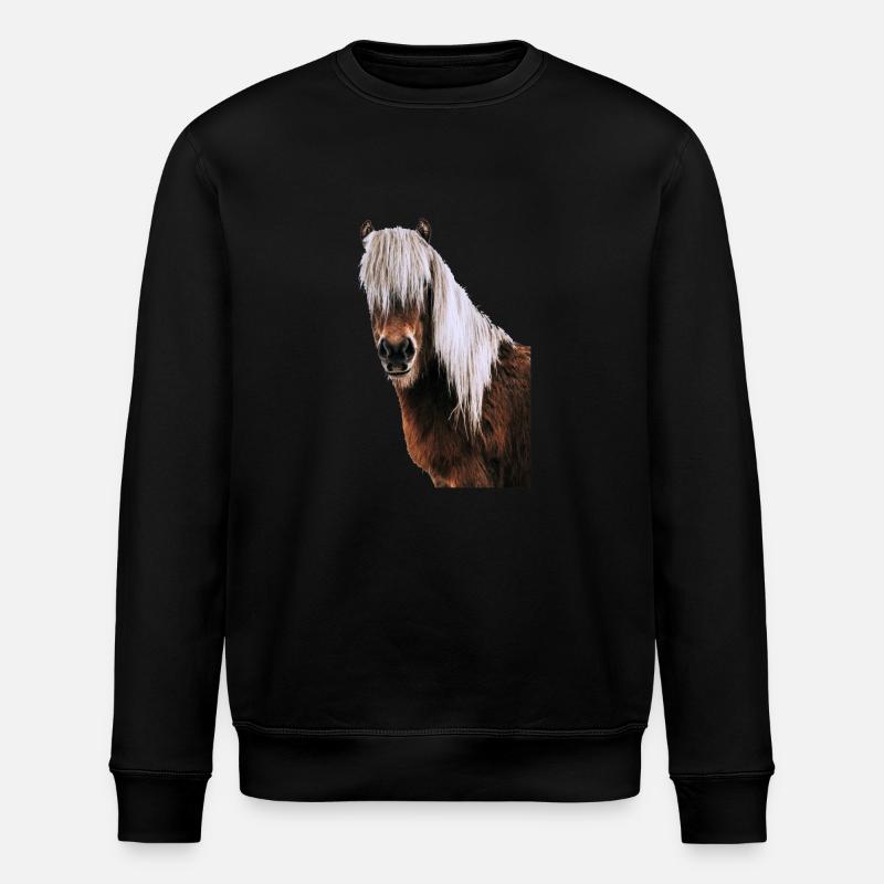 Cheval - Sweat bio ROLLER Stanley/Stella Unisexe - noir