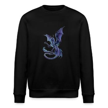 dragon céleste - Sweat bio ROLLER Stanley/Stella Unisexe - noir - Devant - Nik (191cm)