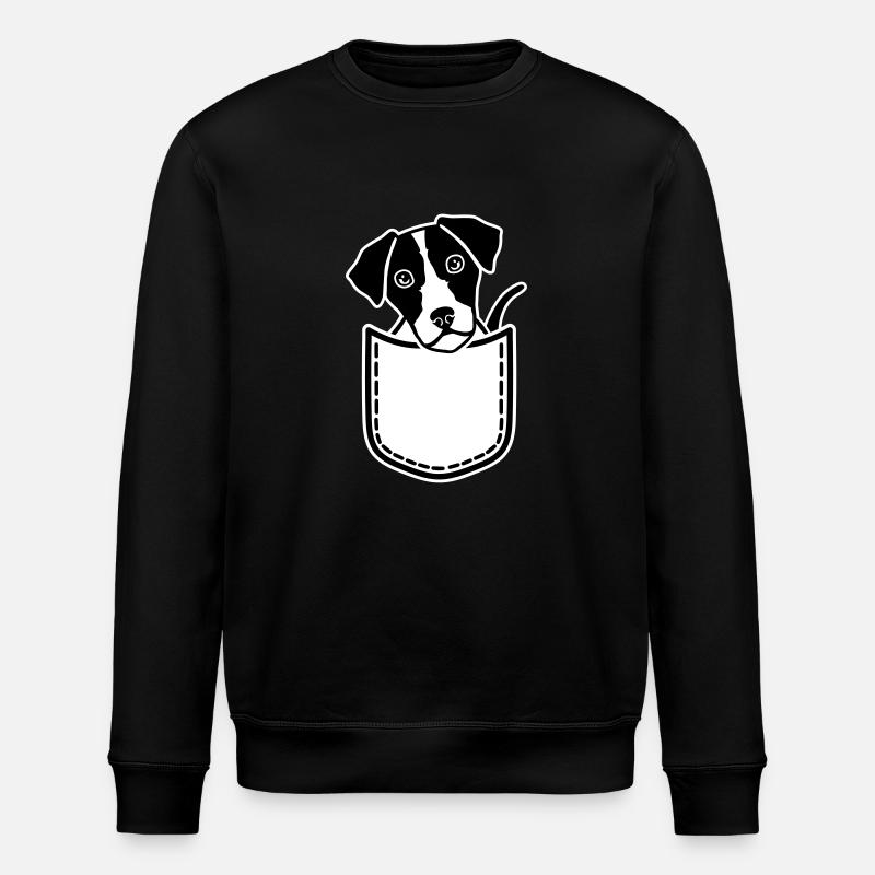 Jack Russell - Sweat bio ROLLER Stanley/Stella Unisexe - noir