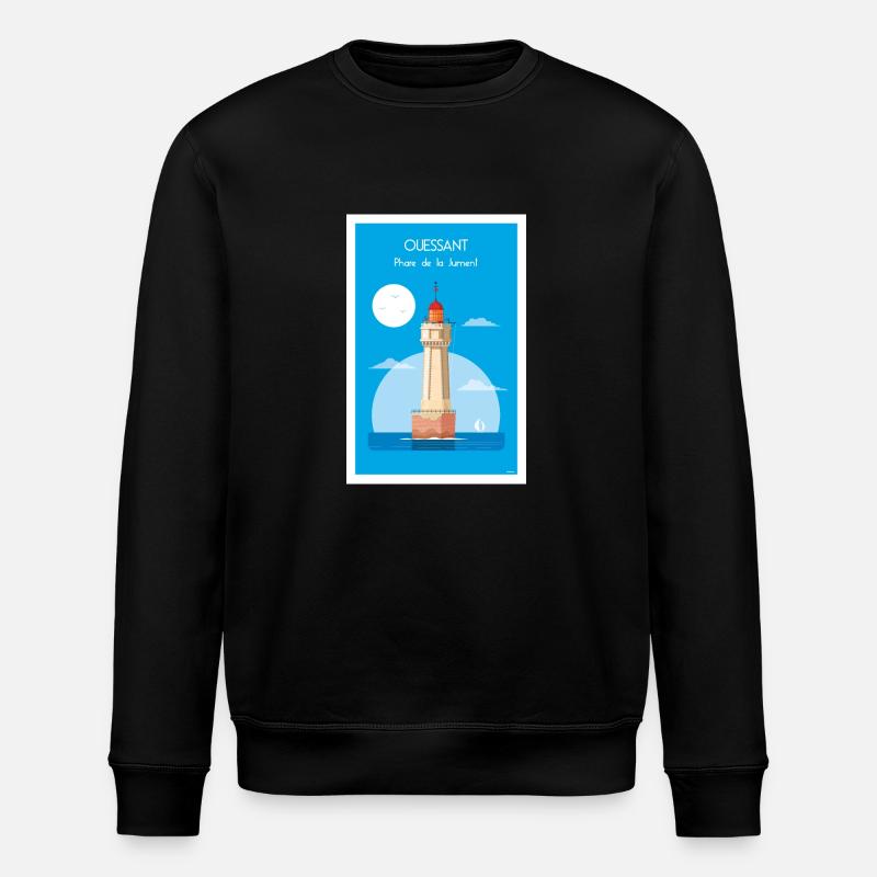 MARE'S LIGHTHOUSE - Stanley/Stella ROLLER Unisex Organic Sweatshirt - black