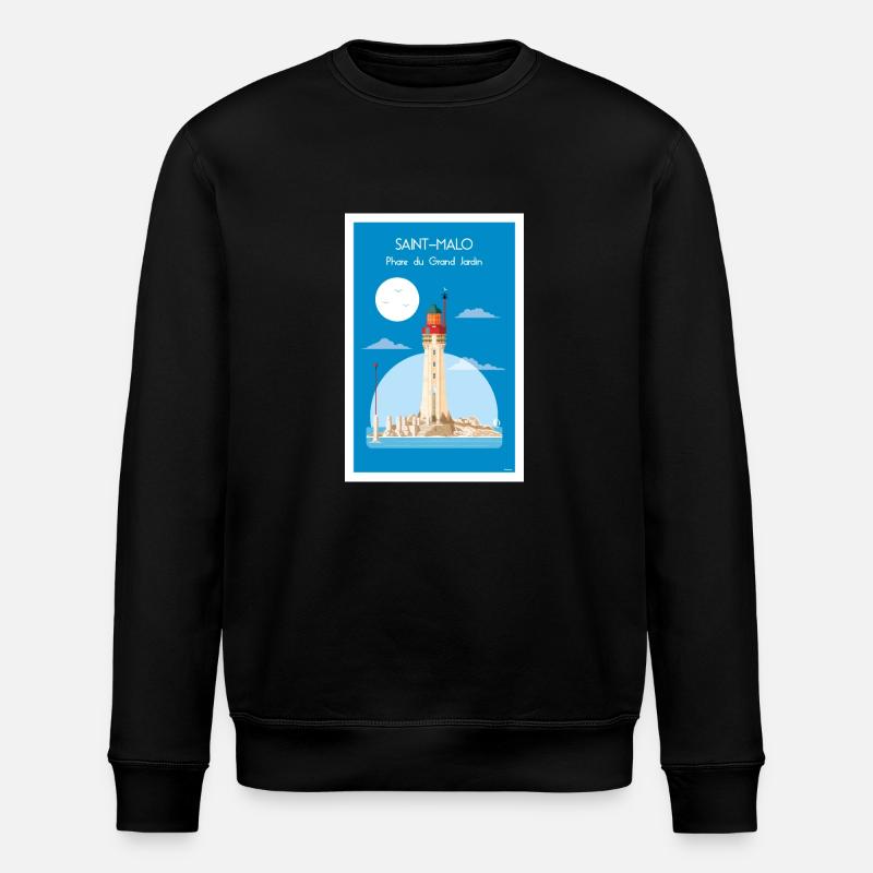 LEUCHTTURM DES GROSSEN GARTENS - Stanley/Stella Unisex Bio-Sweatshirt ROLLER - Schwarz