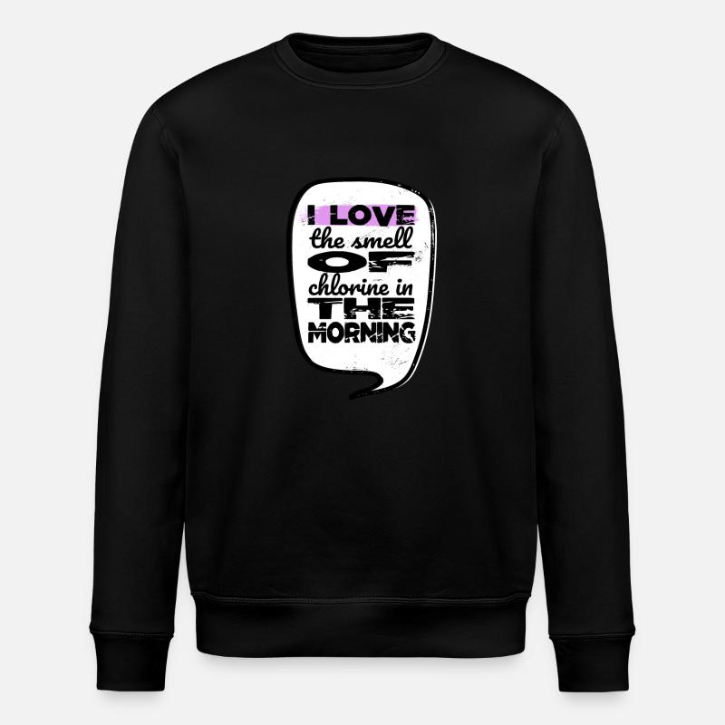 statement joke swimming funny cool - Stanley/Stella Unisex Bio-Sweatshirt ROLLER - Schwarz