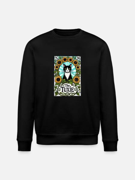 Der Tuxie - Stanley/Stella Unisex Bio-Sweatshirt ROLLER - Schwarz