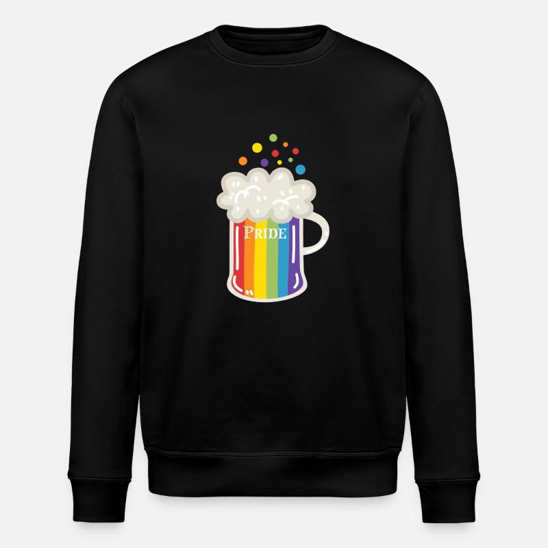 Bière Pride - Sweat bio ROLLER Stanley/Stella Unisexe - noir