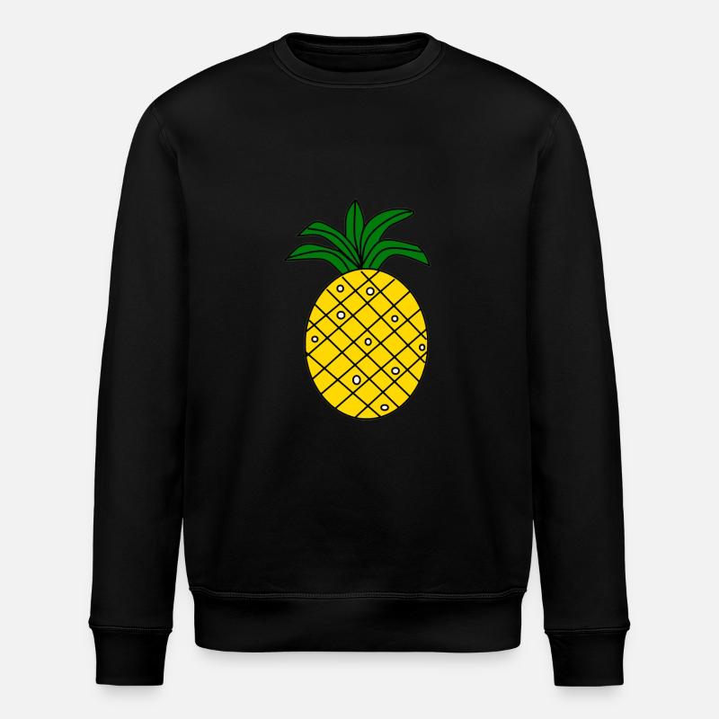 T-shirt d’été ananas - Sweat bio ROLLER Stanley/Stella Unisexe - noir