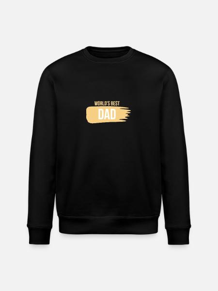 World's best DAD - Stanley/Stella ROLLER Unisex Organic Sweatshirt - black