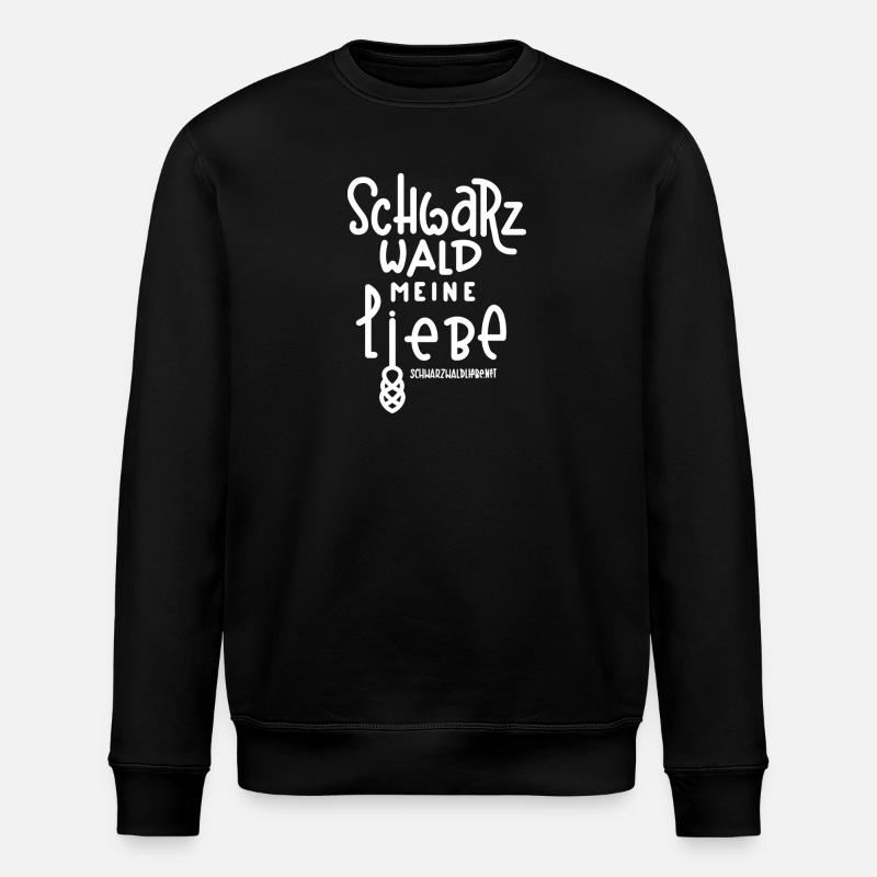 Schwarzwald meine Liebe - Stanley/Stella Unisex Bio-Sweatshirt ROLLER - Schwarz