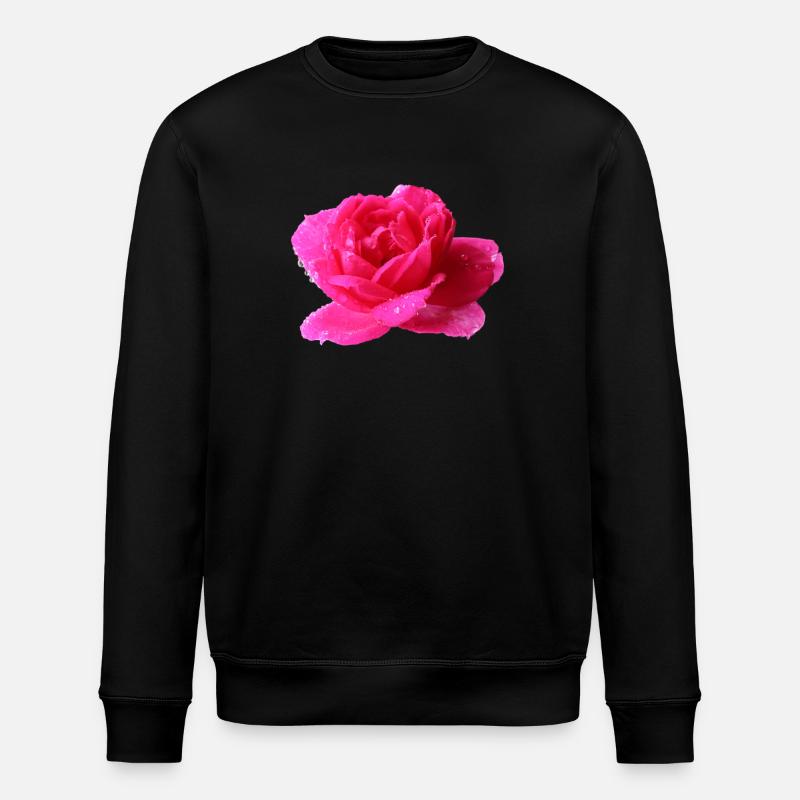 rosa Rose - Stanley/Stella Unisex Bio-Sweatshirt ROLLER - Schwarz