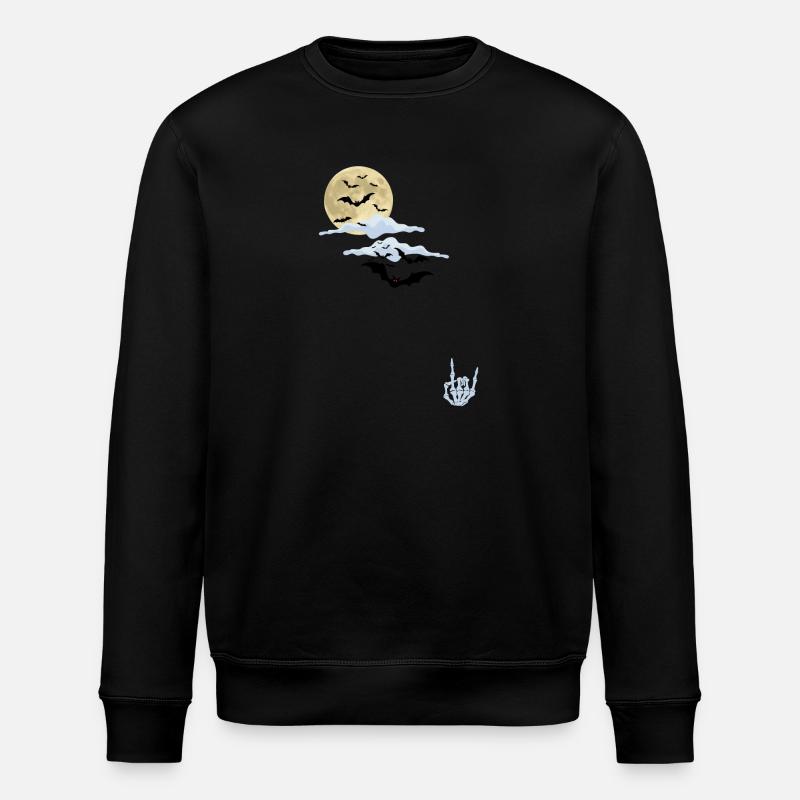 Halloween rockt - Stanley/Stella Unisex Bio-Sweatshirt ROLLER - Schwarz