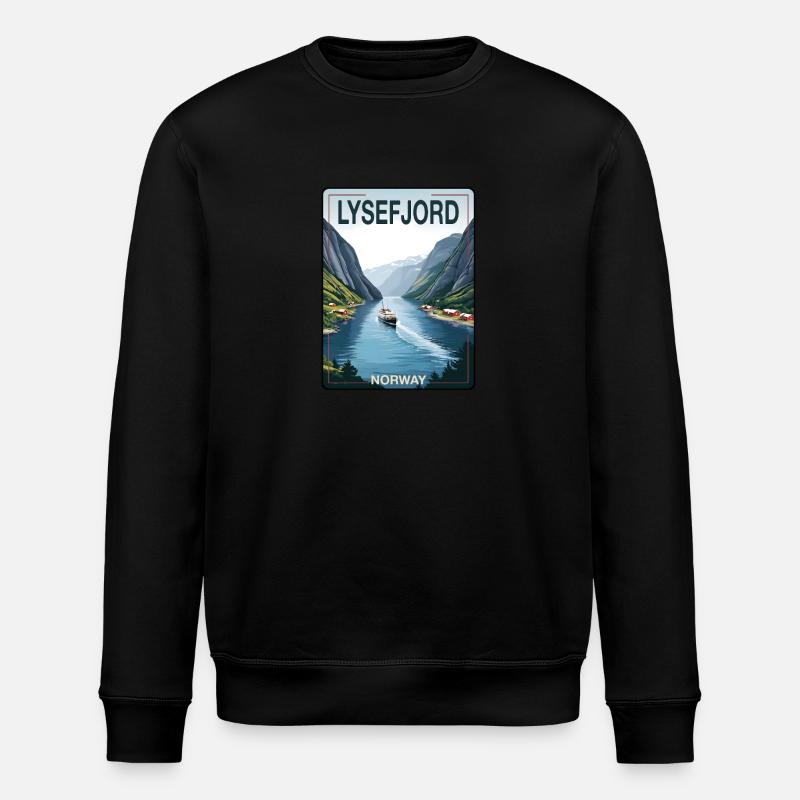 LyseFjord - Sweat bio ROLLER Stanley/Stella Unisexe - noir
