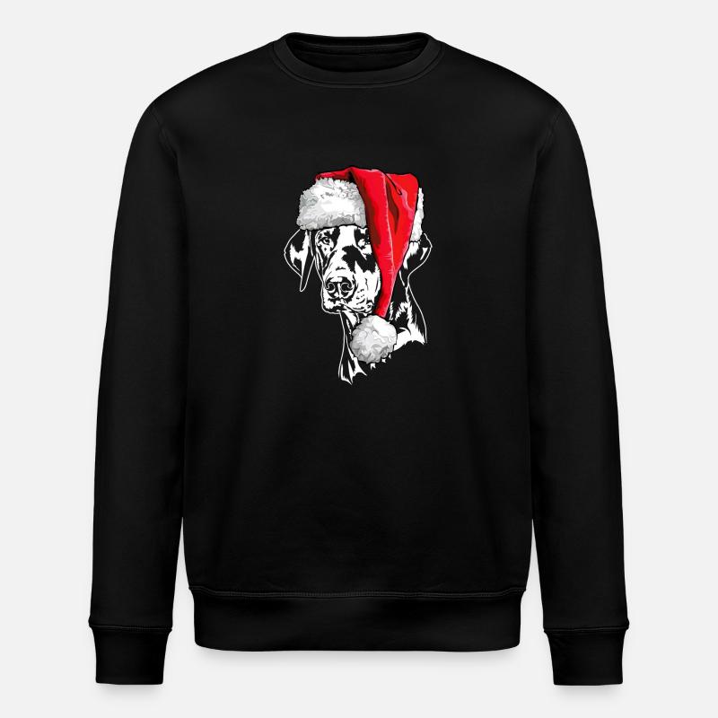 Santa Doberman Christmas Dogs Wilsigns - Sweat bio ROLLER Stanley/Stella Unisexe - noir