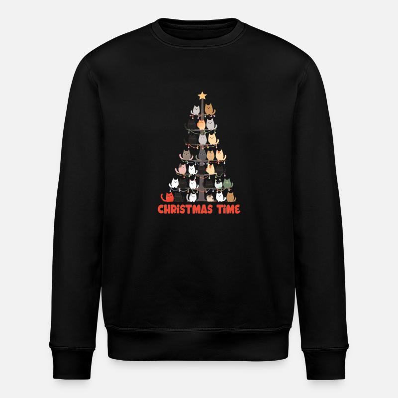 Christmas time - Stanley/Stella Unisex Bio-Sweatshirt ROLLER - Schwarz